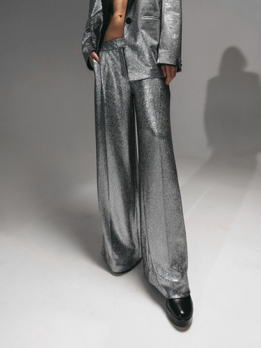 Almas Silver Low Waist Pants