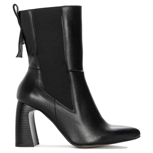 Black Zahia Leather Boots