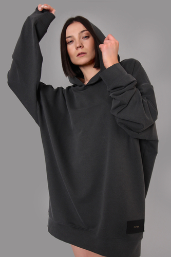 Naila Vintage Grey Oversize Sweatshirt