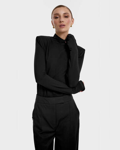 Alia Black High Waist Pants