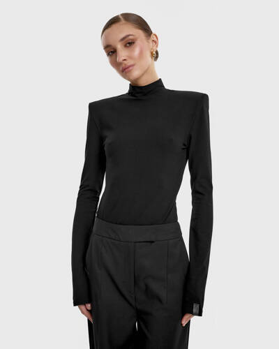 Alia Black High Waist Pants