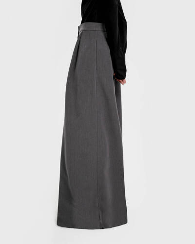 Baha Grey Very High Waist Pants