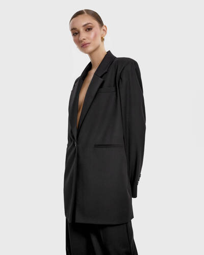 Bahira Black Oversize Blazer