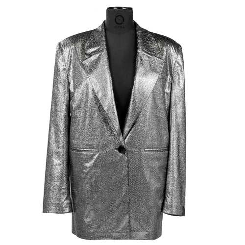 Bahira Silver Oversize Blazer