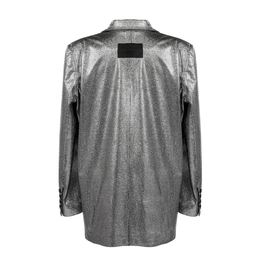 Bahira Silver Oversize Blazer