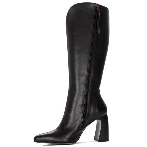 Women's Nadine Black Leather Boots