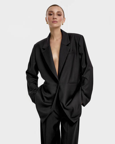 Bahira Black Oversize Blazer