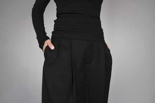 Spodnie Wafa Black Pants